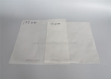 Китай Подгонянная сетка 60 120 фильтра нейлона размера цвет 100% нейлона 260 микронов материальный белый поставщик