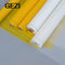 Ткань белой желтой сетки печатания /screen шелковой ширмы нейлона полиэстера скрепляя болтами для печатания поставщик