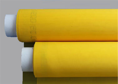 Китай Сетка печатания экрана моноволокна 100% желтая, сетка ткани экрана поставщик