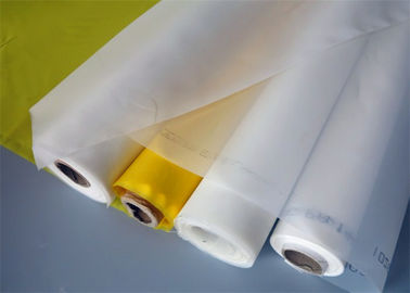 Китай Сетка печатания экрана полиэстера простого Веаве, белая желтая сетка ткани экрана поставщик