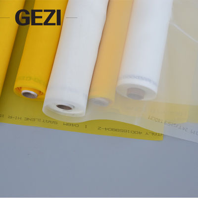 Китай белая желтая 80 100 110 120 сеток печатания шелковой ширмы полиэстера 150 сеток/скрепляя болтами ткань для печатания экрана поставщик